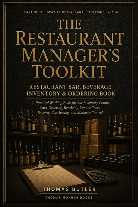Restaurant Bar, Beverage Inventory & Ordering Book cover