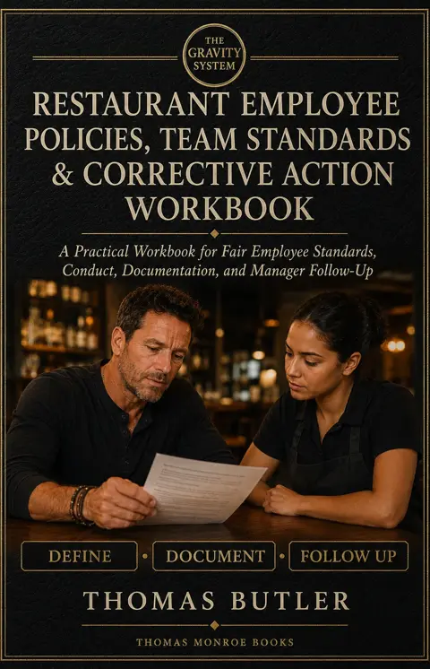 Restaurant Employee Policies, Team Standards & Corrective Action Workbook — Elite cover