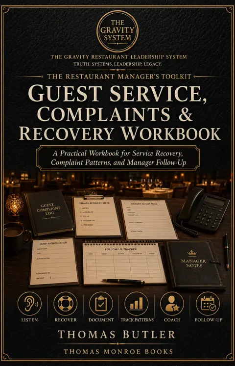 Guest Service, Complaints & Recovery Workbook — Elite cover