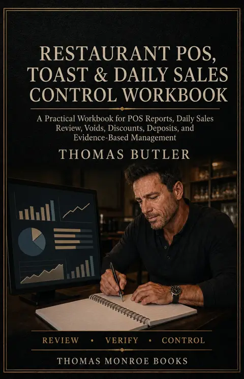 Restaurant POS, Toast & Daily Sales Control Workbook — Elite cover