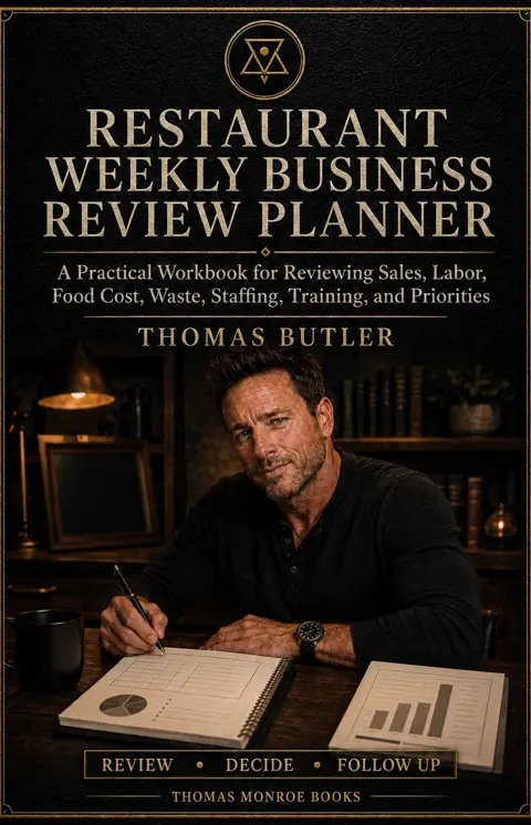 Restaurant Weekly Business Review Planner — Elite cover