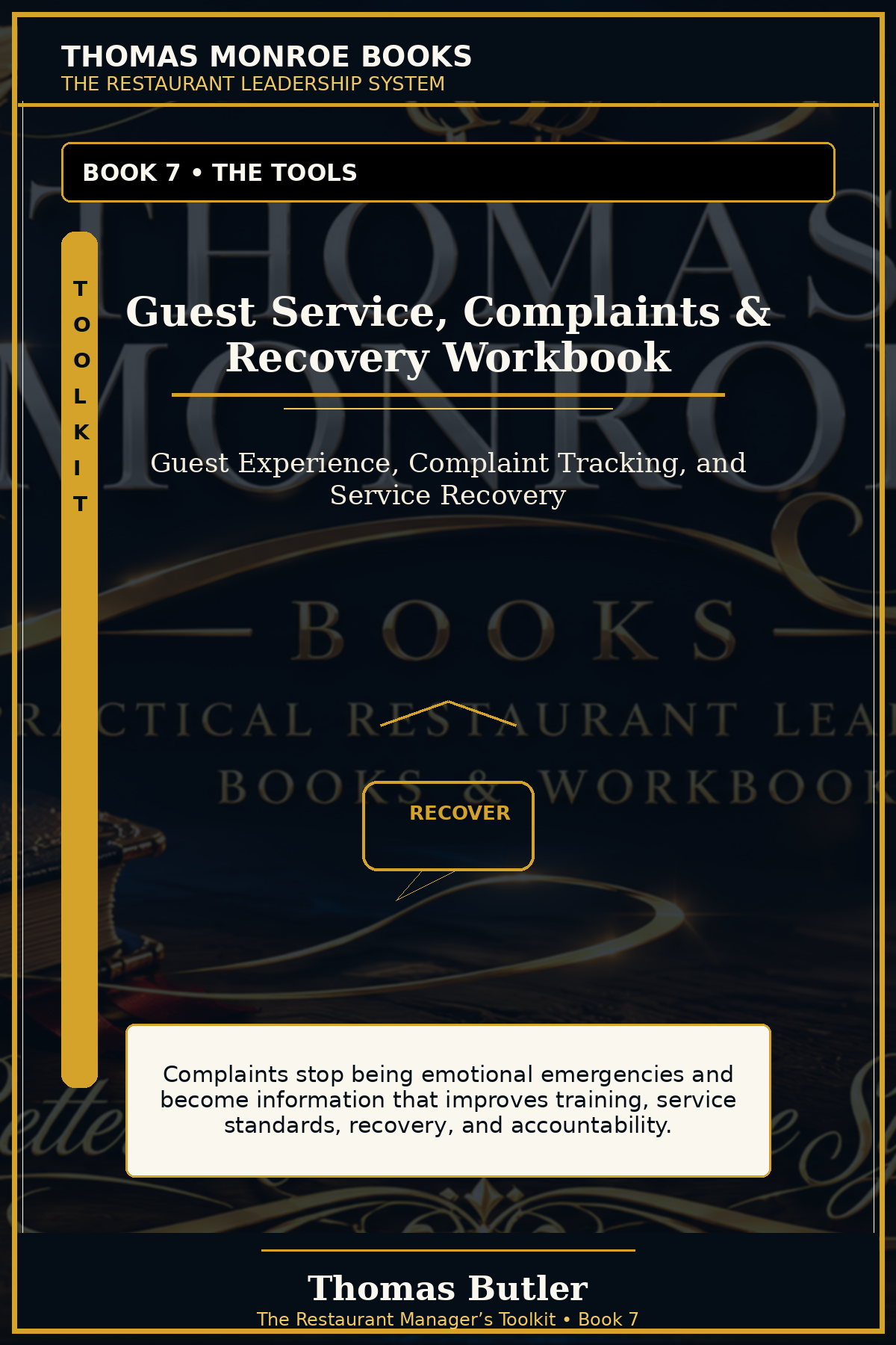 Guest Service, Complaints & Recovery Workbook cover