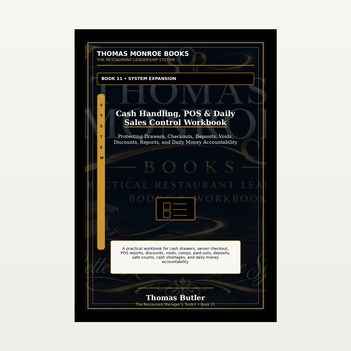 Cash Handling, POS & Daily Sales Control Workbook product image