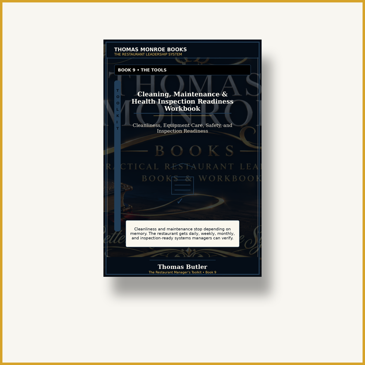 Cleaning, Maintenance & Health Inspection Readiness Workbook product image